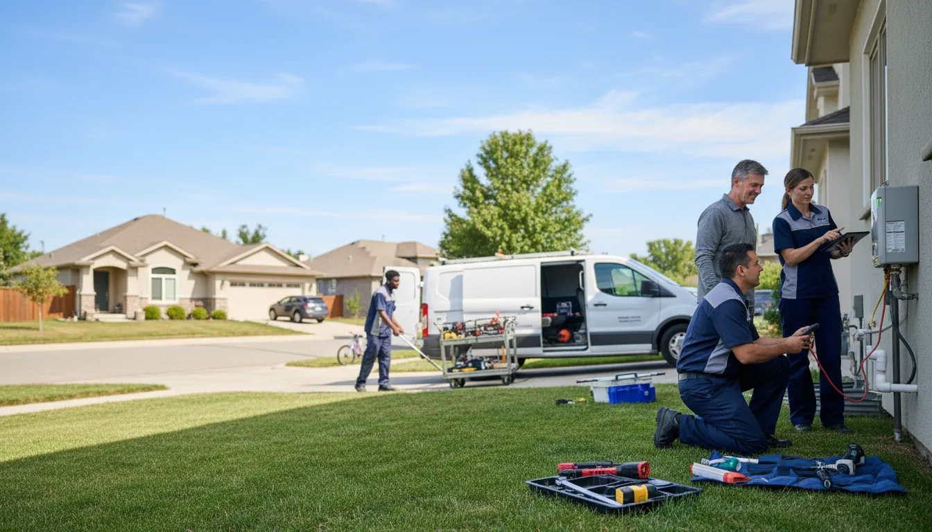 Tankless water heater service in Owendale, MI